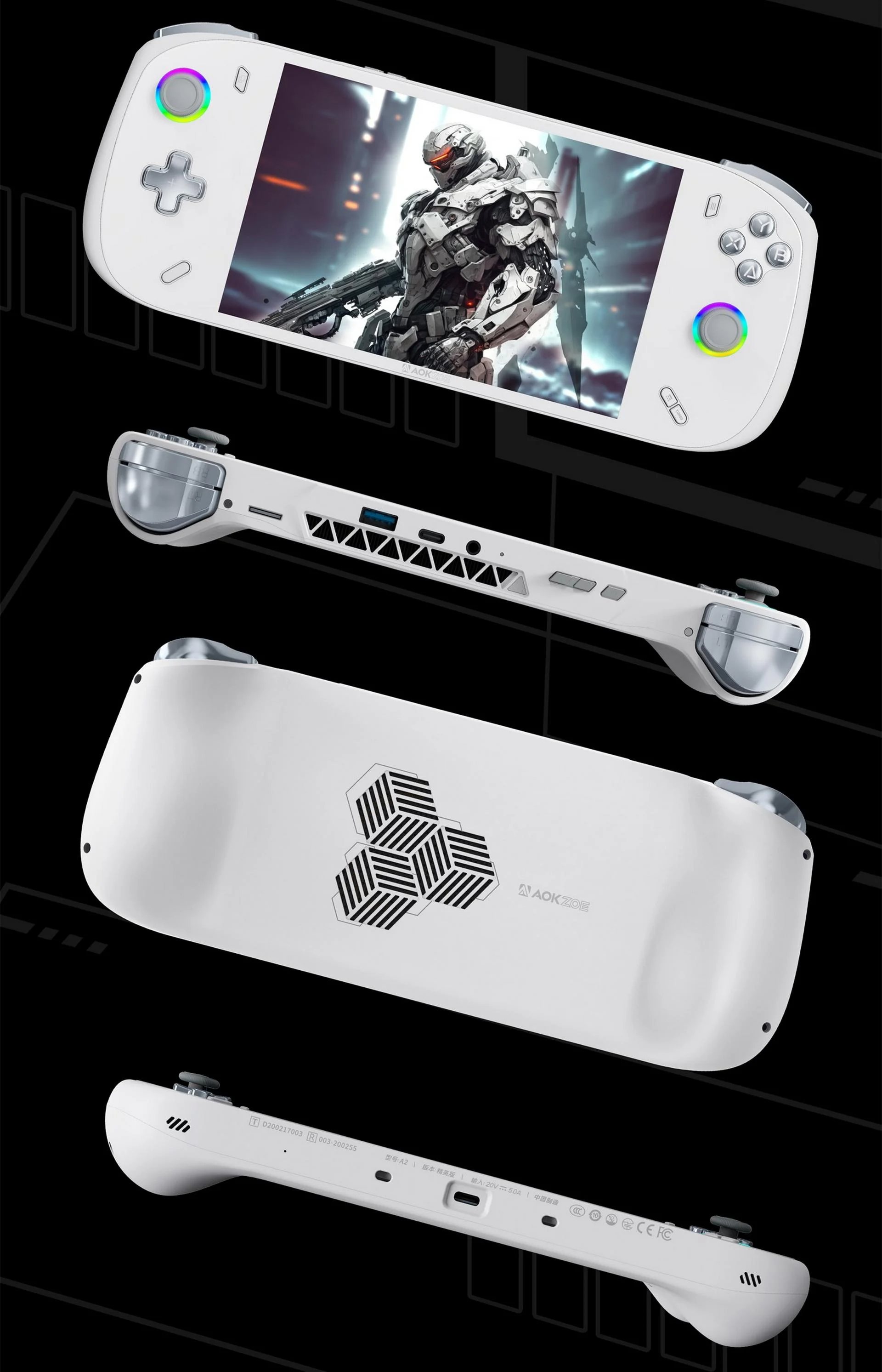 Aokzoe A2 gaming-handheld-design